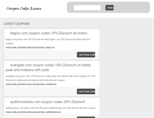 Tablet Screenshot of couponcodequeen.com